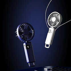 INF Ventilateur Pliant à Affichage Numérique Blue pas cher