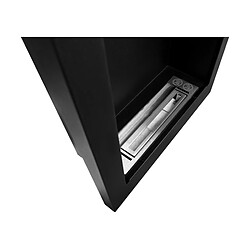 Acheter Gmt Cheminée au bioéthanol murale Vertical Noir Mat 61 x 39 cm – Design moderne, puissance 2 kW