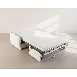 Avis Bestmobilier Gauthier - Canapé 3 places convertible express couchage quotidien 140 cm matelas 14 cm en