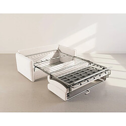 Bestmobilier Gauthier - Canapé 3 places convertible express couchage quotidien 140 cm matelas 14 cm en pas cher