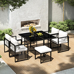Ensemble table & chaises