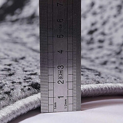 Avis UnAmourDeTapis tapis grand salon 280x365 tissé gris rectangle motif abstrait LYN1 TABLO