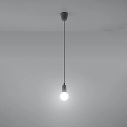Avis Suspension Matero 1 grise dimmable E27 IP20 Pure Lume