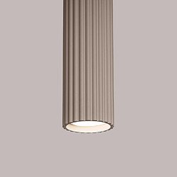 Acheter Suspension tube rainurée taupe GU10 10W GRAVIO Pure Lume