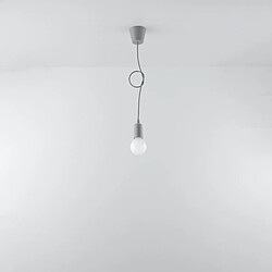 Suspension Matero 1 grise dimmable E27 IP20 Pure Lume pas cher