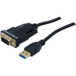 Dexlan CONVERTISSEUR USB 3.0 - SERIE RS232 FT232RL - 1 PORT DB9 