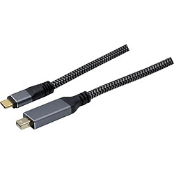 Dexlan CORDON-CONVERTISSEUR USB-C vers Mini Displayport 2m