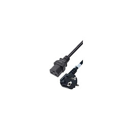Dexlan Cordon secteur CEE7 / C21 noir - 2,0 m