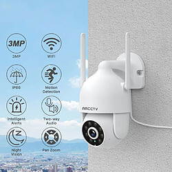 Avis Caméra de Surveillance filaire- Camera wifi interieur/exterieur-Suivi automatique-ARCCTV P2