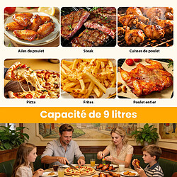 ByteLike Écran numérique de la friteuse à air chaud 9 L pas cher