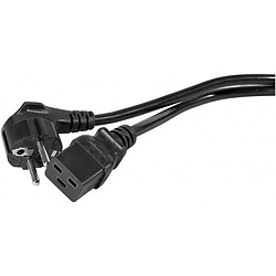 Dexlan Cordon d alimentation CEE7 / C19 noir - 3,0 m