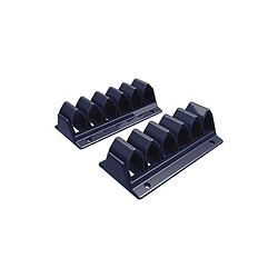 DATAFLEX 34303 GUIDE-CABLES VAGUES NOIR (lot de 2)