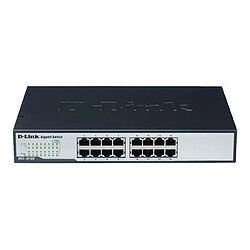 D-LINK SWITCH 16 PORTS 10/100/1000 MBPS RACKABLE - NON MANAGEABLE