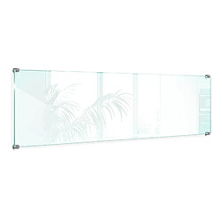 Tulup Panneau Crédence Cuisine - 100x30 cm - Transparent