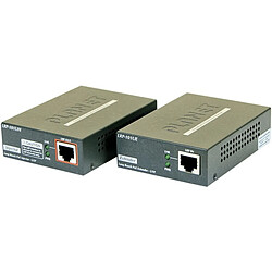 PLANET LRP-101U-KIT prolongateur réseau Émetteur et récepteur réseau Bleu 10, 100 Mbit/s