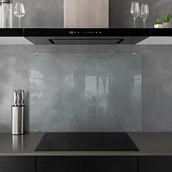 Tulup Crédence Cuisine En Verre - 100x70 cm - Transparent