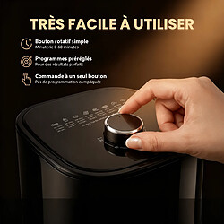 Avis ByteLike Friteuse à air chaud 4 L avec fenêtre de visualisation et molette de réglage
