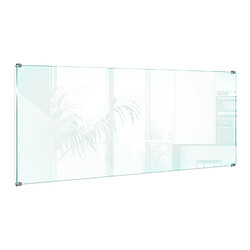 Tulup Verre Pour Crédence - 125x50 cm - Transparent