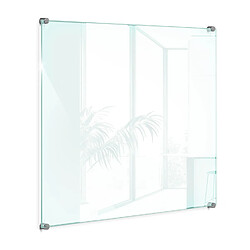 Tulup Crédence En Verre - 60x60 cm - Transparent