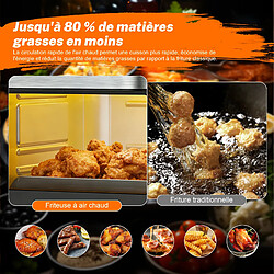Avis ByteLike Friteuse à air chaud de 10 L avec écran tactile et fenêtre de visualisation