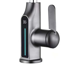 Acheter Avizar Robinet de Lavabo Extensible avec Affichage de Température LED Finition Métal Noir