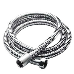 Avizar Flexible de Douche 1.5m Universel avec Joints d'Étanchéité Argent