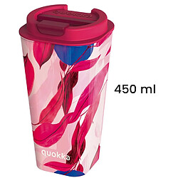 Quokka Gobelet Isotherme 450ml Double Paroi Anti-fuite Hermétique sans BPA Rose pas cher