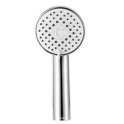 Avizar Pommeau de Douche Rond à Jet Unique Régulier Anti-fissure Design Monobloc Argent