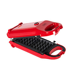 Trebs Gaufrier Multifonction 6-en-1 Noir / Rouge