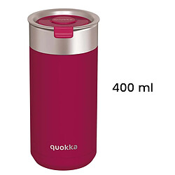 Acheter Quokka Bouteille Isotherme 400ml avec Infuseur et Isolation Modèle Boost Rouge