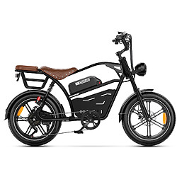 Vélo Électrique Rétro OVIVO HYPER GO 750W 48V20Ah 120km Autonomie 45km/h Shimano 7 Vitesses