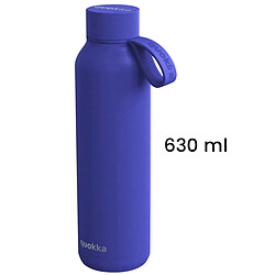 Quokka Bouteille Isotherme 630ml Collection Solid avec Sangle Bleu nuit pas cher