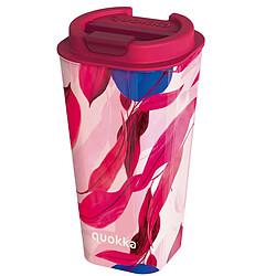 Quokka Gobelet Isotherme 450ml Double Paroi Anti-fuite Hermétique sans BPA Rose
