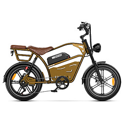 Vélo Électrique Rétro OVIVO HYPER GO 750W 48V20Ah 120km Autonomie 45km/h Shimano 7 Vitesses
