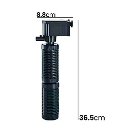 Acheter Avizar Pompe de Filtration Submersible 3-en-1 14W pour Aquarium Débit 1020L/h Noir