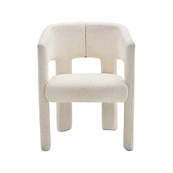 Acheter Bestmobilier Gaspard - lot de 2 fauteuils en tissu bouclette