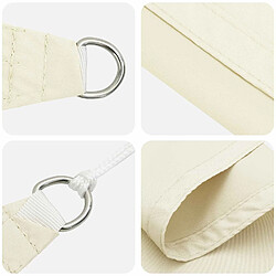Acheter vidaXL Voile d'ombre Crème 6 x 2 m 100 % polyester Oxford