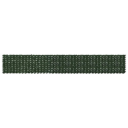 vidaXL Écran de balcon avec feuilles Vert foncé 500 x 75 cm