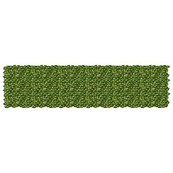 vidaXL Écran de balcon avec feuilles Vert et jaune 300 x 75 cm