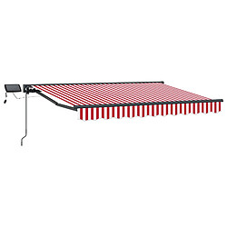 vidaXL Cadre de store manuel avec LEDs 2,5 x 2 m