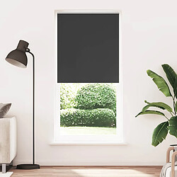 vidaXL Store enrouleur occultant 84,4 x 230 cm, largeur du tissu 80 cm, noir