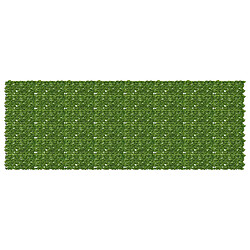 vidaXL Écran de balcon avec feuilles Vert et jaune 400 x 150 cm