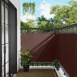 vidaXL Écran de balcon Marron 110 x 400 cm Tissu Oxford