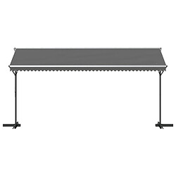 Acheter vidaXL Auvent autoportant Gris 5 x 3 m Polyester