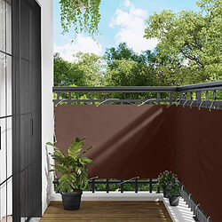 vidaXL Écran de balcon Marron 100 x 300 cm Tissu Oxford