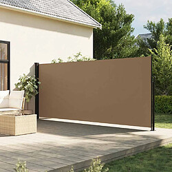 vidaXL Auvent latéral rétractable taupe 160x500 cm
