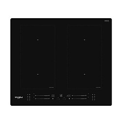 Table de cuisson induction 60cm 4 feux 7200w - WLS7260NE - 6ème Sens - WHIRLPOOL