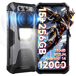 FOSSiBOT F106 Pro Téléphone IP68, 12000mAh, 15+256 Go,Nior