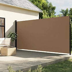 vidaXL Auvent latéral rétractable taupe 200x600 cm
