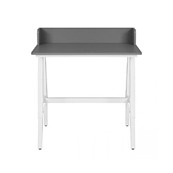 Pegane Bureau réglable pour enfant à structure métallique, coloris Gris/Blanc